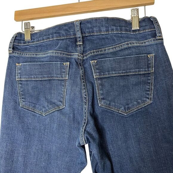 Old Navy Jeans Womens Sz 2 VTG The SweetHeart Dark Wash 99% Cotton Normcore Cute - Picture 11 of 12